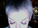with mascara