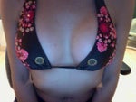 My left breast just seems to disappear where as my right breast is so much more obvious (pic taken via web cam) 