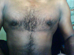 when squeez my muscles, will this be covers if do upper chest excersize ?? how long will it take ??