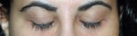 BEFORE shot of what my uncurled, straight eyelashes look like. They are okay, but they could be much better.
