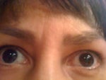 Day one of using Latisse (with mascara)