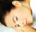 Avoid facial wrinkles by sleeping on your back. Yeah right.