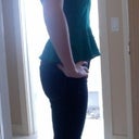 From the side, not too bad, and I am hoping the projection will lessen when the boobs drop a bit. Right now they're at attention.