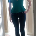 From the front. Now you can see why my grandma's comment was so weird. You can't even tell I have big boobs.