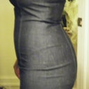 still swollen in front, flanks lookin marvelous