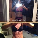 Before and after 4 weeks post opp still really swollen