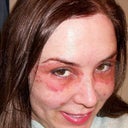 Second day, my cats are looking at me funny, and I kind of like this red raccoon eye look.