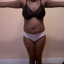 Front view,  never really had a waist. Carry most of weight in my mid section