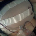 Day 1 Post-Op  - huge bulky ace wrap with gauze and drains