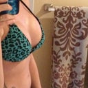 3 days po; my old bikini from last year that i looked flat in - looks like its time to upgrade my bikini :-)