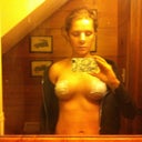 First pics of my boobs 2/3 days post op. 300cc cohesive through armpit. Excuse my sugery bloat bye bye abs