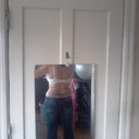 This is what bothers me from the back. Love my belly but want the results to be smooth 360 degrees lol