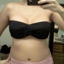 post-op day 26, same bandeau, week 4 (well almost, but not until Thursday) boobs look more round