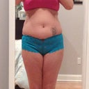 Night before surgery front (tattoo still there, just lower)