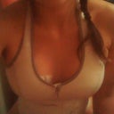 Sitting, breasts