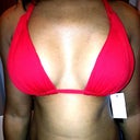 Swim suit at 2 months