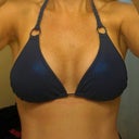 Same blue bikini I wore when trying on sizers :)