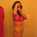 Before - Didn't realize I was THAT flat until I took this picture! Took it night b4 surgery--very motivational--kept me strong!