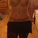 3 and a half weeks. sorry the mirror was dirty