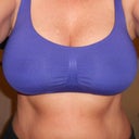 In the bra I have to sleep in..YUCK!  Look at that belly!