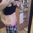 PO day 8 side. Sorry about the dusty mirror, my cleaning skills lack sometimes :)