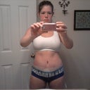 4 weeks!! Started using silicone strips with tape over them. Swelling is almost completely gone. Ab definition is starting to show...finally. Started hitting the gym a couple days ago@