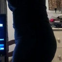 from the side