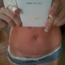 Three and a half weeks. Incision looks nice and low and thin