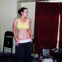 getting ready to work out a few weeks ago!