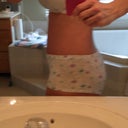 4 weeks side view.  SKINNY GIRL! :)