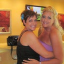This is my cousin, we are like sisters, she took me to the Bellagio for my wedding day in Vegas, paid $350 for my hair and make up! It was the one day I felt beautiful and could see how far I came!