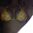 4 months post op.  again it's hard to take photos of yourself.  Time for new swimwear for my vacation in May.  The first time I can fill out a swimsuit top w/out padding or adding additional padding, to look good.  I am so happy to feel good in a swimsuit along with halters and etc.  Omg you have no idea how happy
I am to have spent the money for BA.  No regrets at all. : )) Picture taken on 3/6/2013  Look at the photo before this one, the suit fit under the boobs but was clearly too small, and now it won't even go under the boobs.