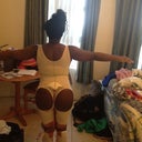 a few hours after surgery, excuse our messy room