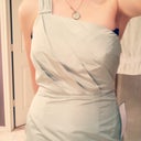 jcrew dress arrived today...and i even need to take it in some. woohoo! (nevermind the black bra hanging out)