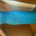 6 wks.2days. One of my formals I tried on.
Sides needed to be tied tighter.