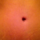 Close up of belly button, no scar at all!!!