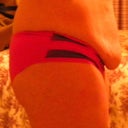Before - Side (again, un"tucked" to show the problem skin!)
