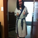 In my awesome surgical digs, minus the hair net.