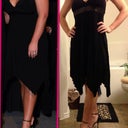 This is my Before & After.  I am wearing the exact same dress and the exact same shoes. Crazy huh?
