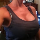 I don't normally wear clothes that show cleavage. This was fun to wear...I'm wearing my 32D sexy bra under this dress and va-va-voom!!