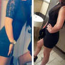 This is from before on the right and after on the left