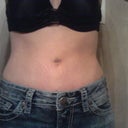 3 weeks, Looking nothing hanging over jeans!