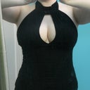 no bra!