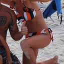 enjoying the beach @ 2 months PO