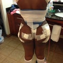 The point needs to be right at the top of your butt crack.