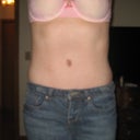 with jeans on