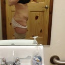 5 weeks. Still more of a hump on this side
