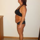 I always thought my breast stuck out more than my stomach, lol.