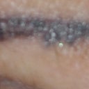 Closeup of left brow