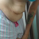 BEFORE: Leaning over, you can see how everything just kinda.. hangs XD